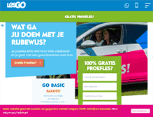 Tablet Screenshot of lesgo.nl